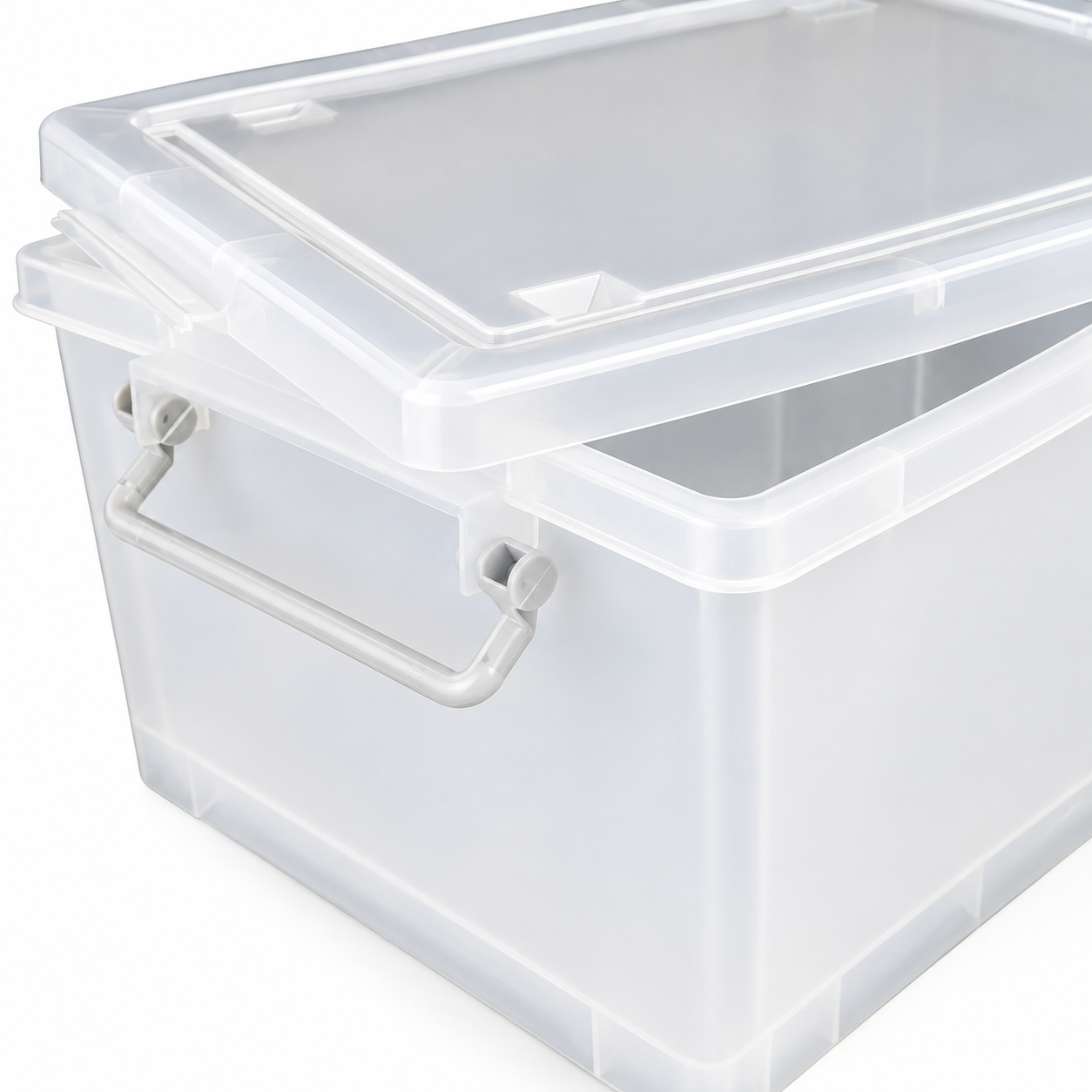 41L Stackable Storage Box with Lid and Wheels