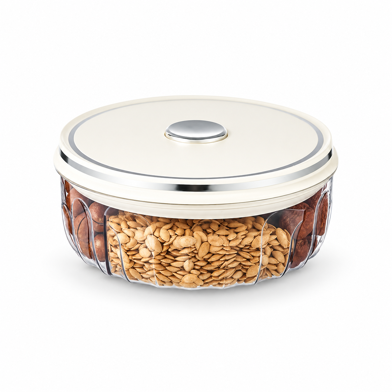 Press-Seal Round Snack Storage Box