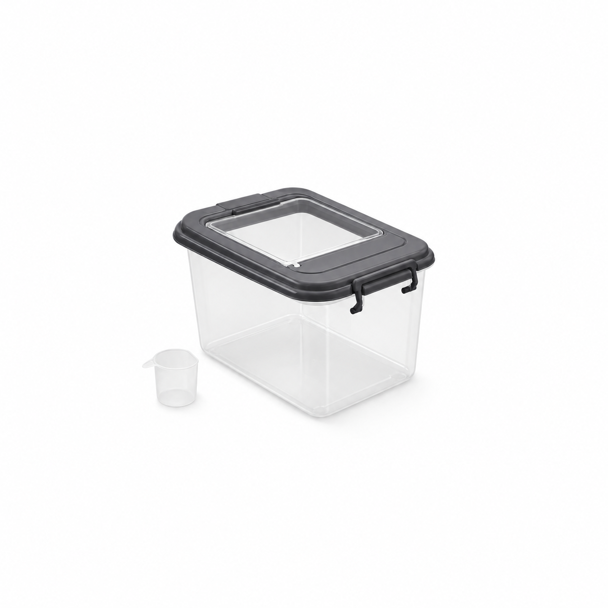 Rice Storage Container with Measuring Cup
