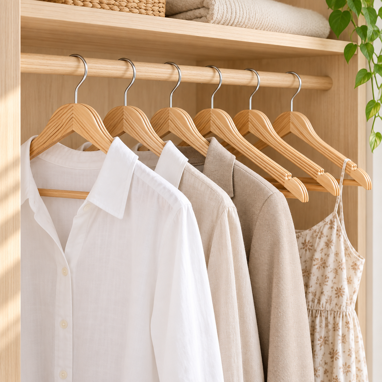 Classy Wooden Cloth Hanger
