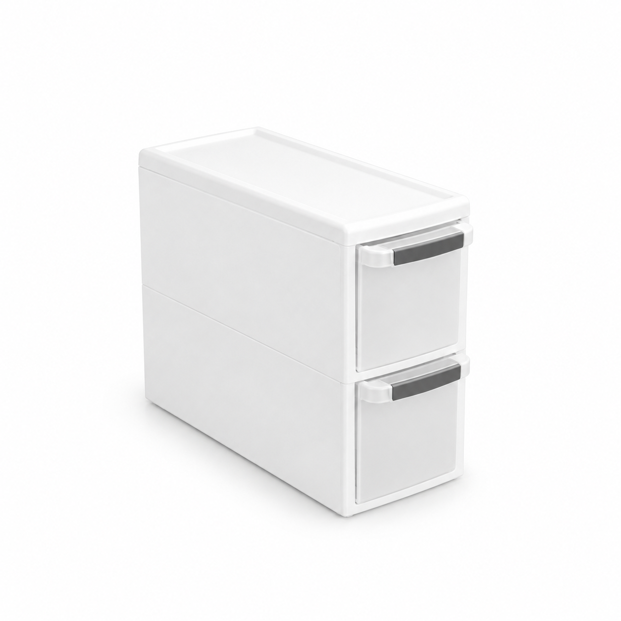 2-4 Tier Pull-Out Storage Cabinet with Drawers