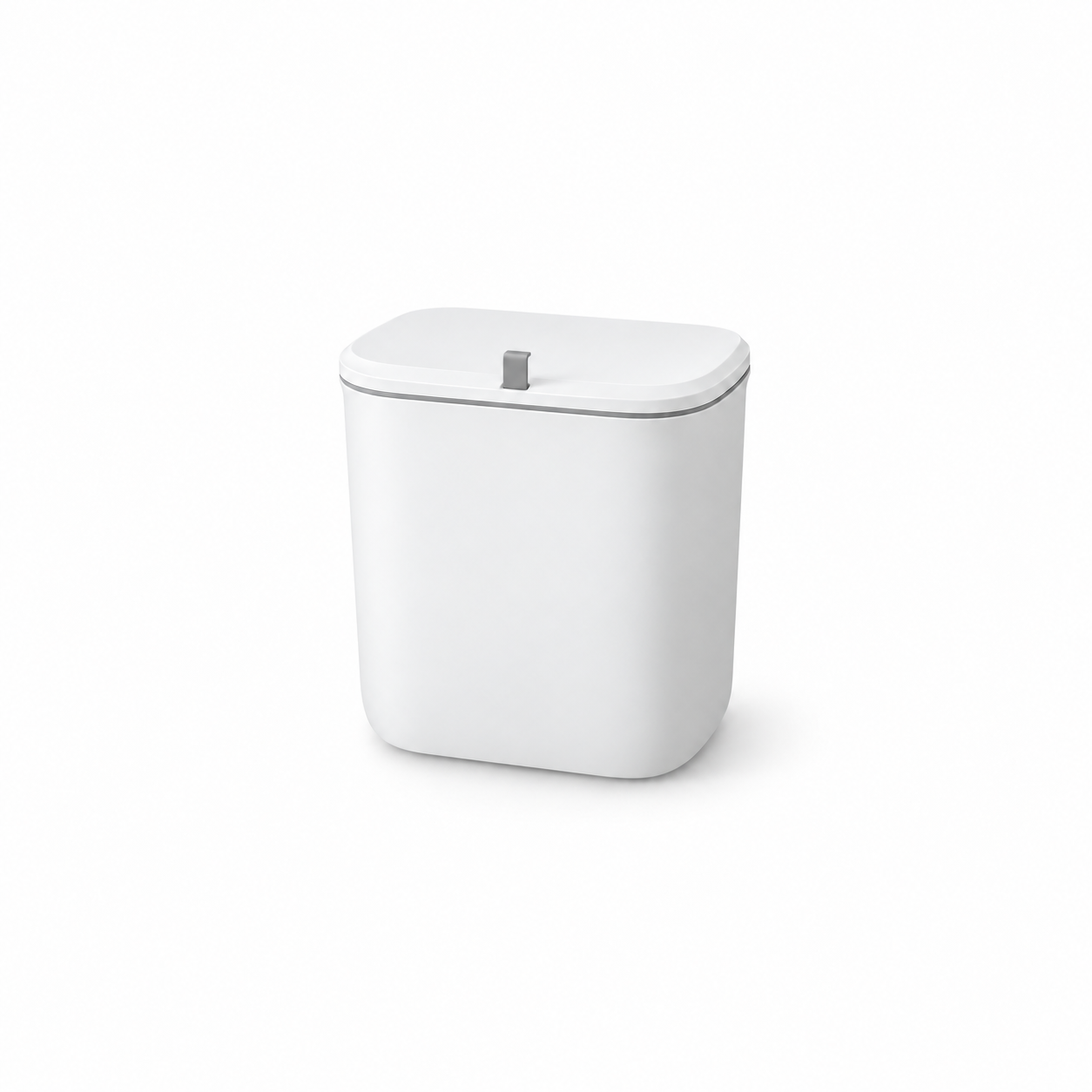 Wall-Mounted Kitchen Trash Can with Lid