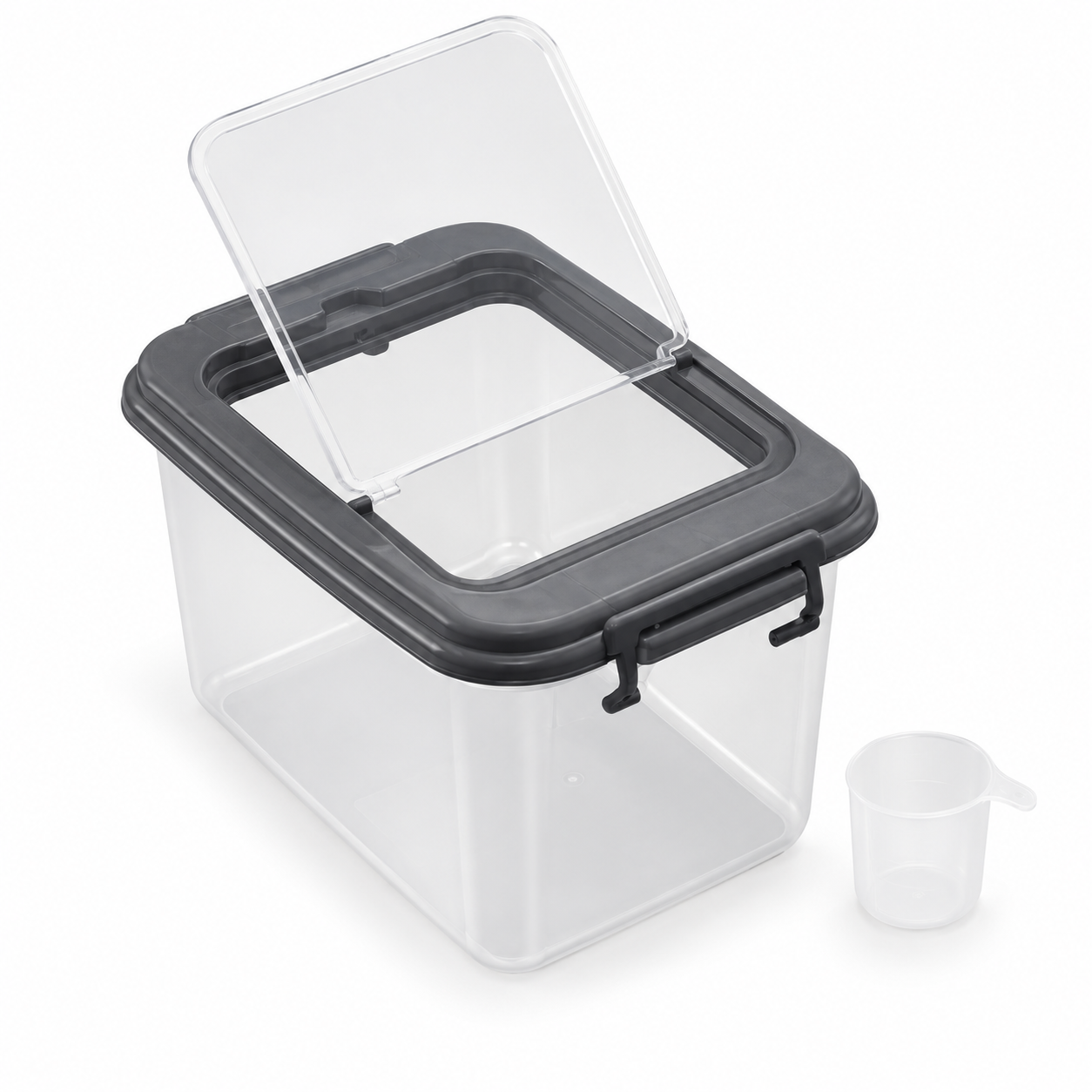 Rice Storage Container with Measuring Cup