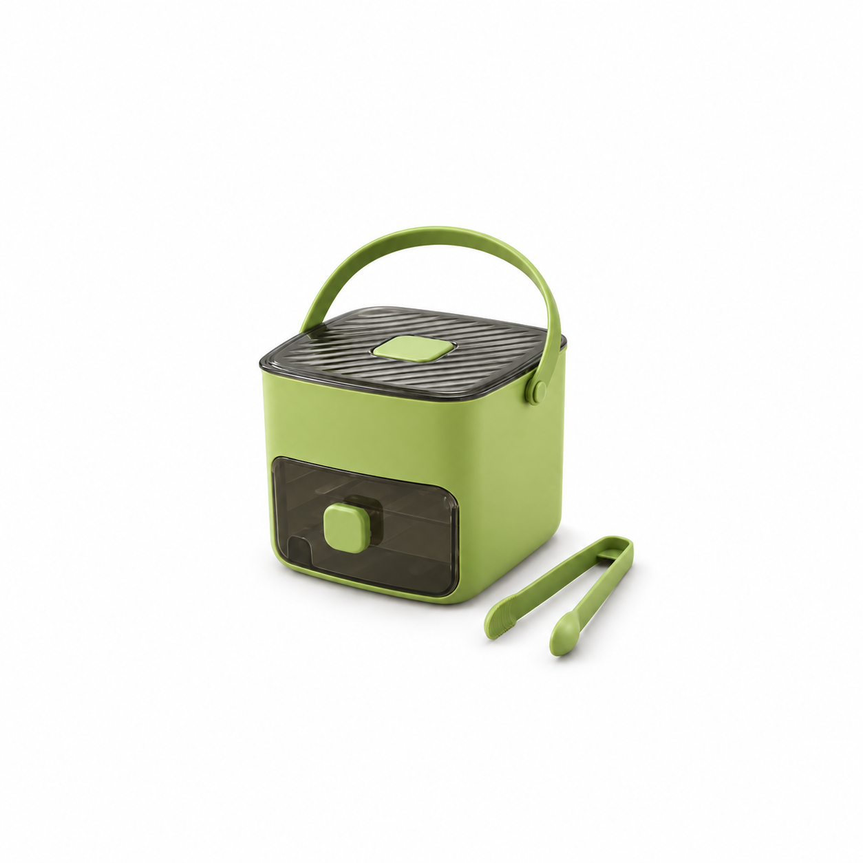 48 Grid Press Ice Cube Maker with Lid & Storage Box