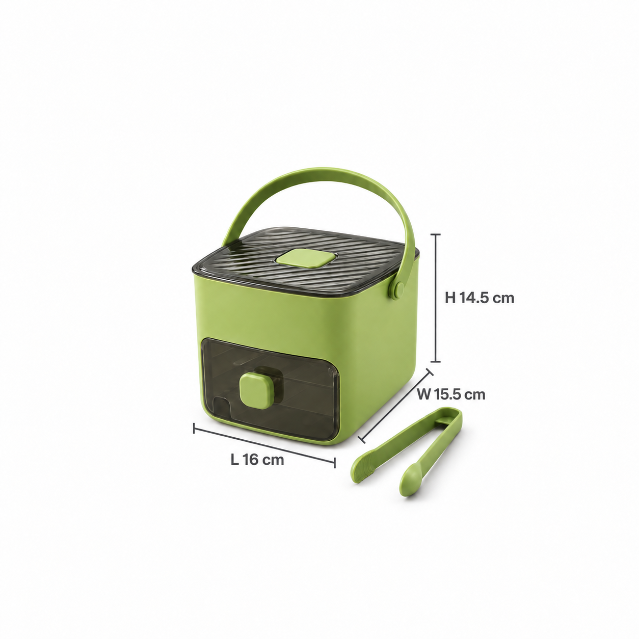 48 Grid Press Ice Cube Maker with Lid & Storage Box