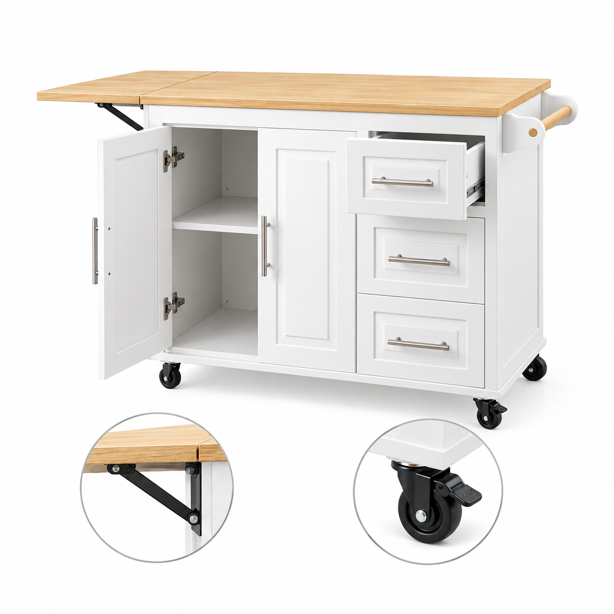 Expandable Mobile Kitchen Island