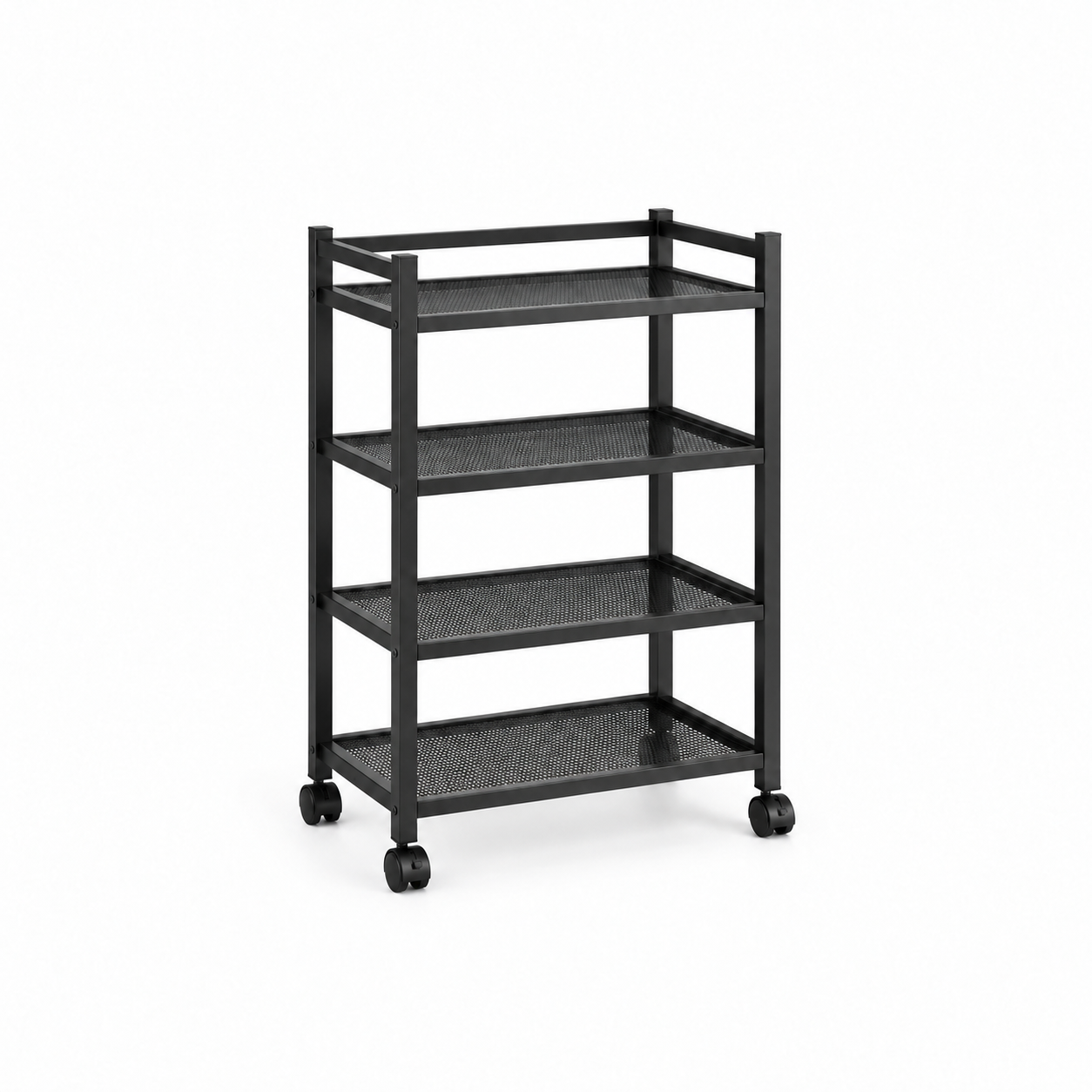 4-tier metal storage rack