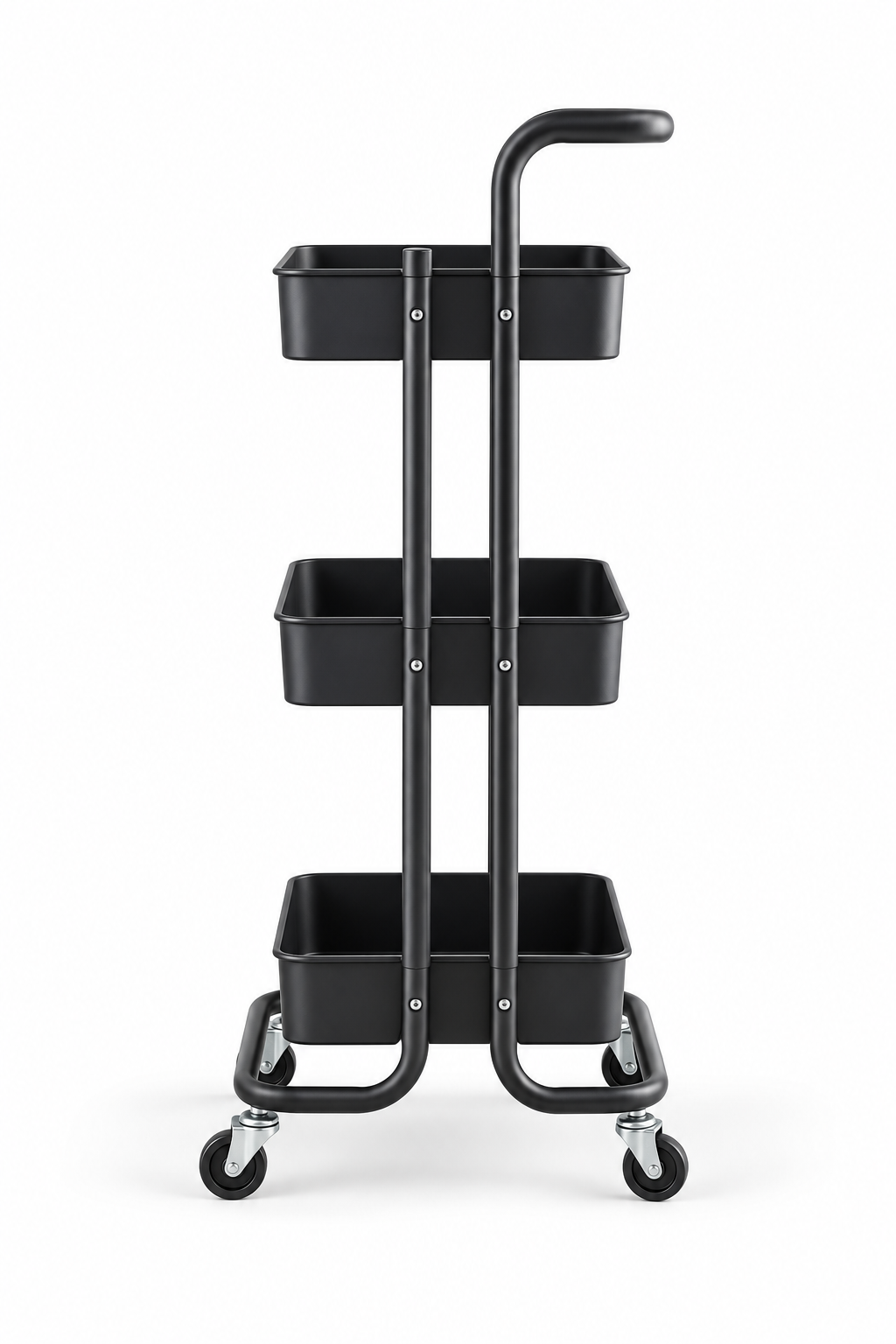 3 Tier Multi-functional Metal Trolley Storage Rack