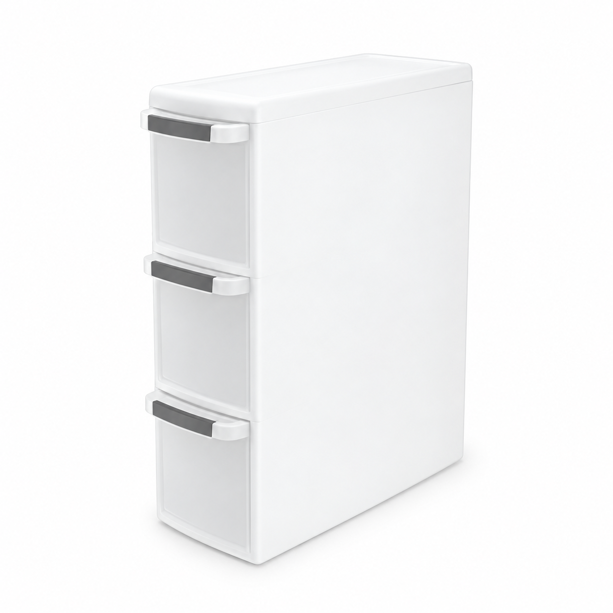 2-4 Tier Pull-Out Storage Cabinet with Drawers